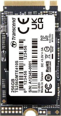 Produktbild von Transcend MTE410S - SSD - 256 GB - intern - M.2 2242 - PCIe 4.0 x4 (NVMe)