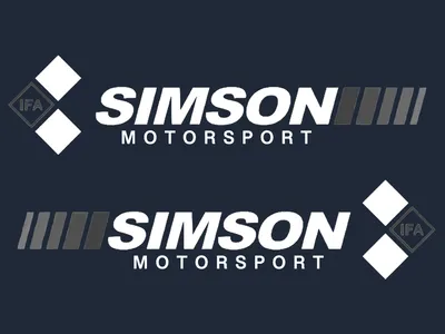 Zdjęcie produktu dla Zestaw: folia samoprzylepna UV "Simson Motorsport" - bialy/szary