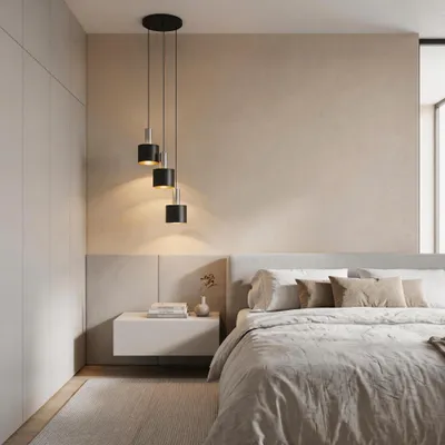 Productafbeelding van LILIIN Hanglamp, 15W LED, 3-licht, in hoogte verstelbaar, metalen hanglamp, geschikt voor woonkamer, slaapkamer, eettafel. Ronde lampenkap