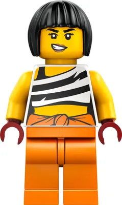 Image de LEGO City : Figurine "Femme en haut à rayures