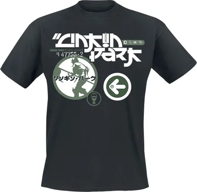 Produktbild von Linkin Park T-Shirt Herren JPN Soldier schwarz Band-Merch, Bands 100% Baumwolle M