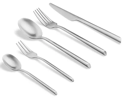 Besteckset 20-teilig, matt, 18/10 Edelstahl, für 4 Personen