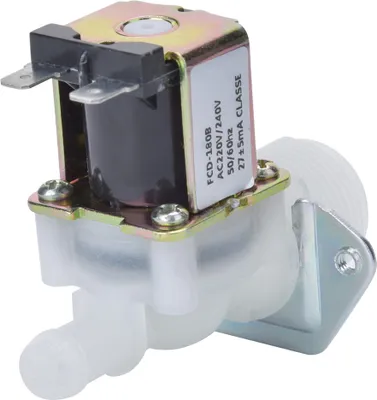 Obrázek produktu pro 3/4" přívod elektrického elektromagnetického ventilu, 1cestné vedení, plastová přípojka pro domácnosti s 220 V