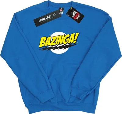 Image de The Big Bang Theory - "Bazinga" Sweat-shirt pour homme BI742 (XXL) (Bleu roi)