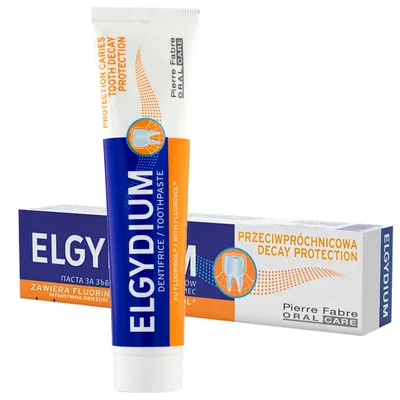 Image de Elgydium Dentifrice contre les caries à l'aminofluorure de fluorine 75ml