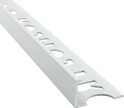 Produktbild von Alu L-Profil Fliesenschiene Fliesenprofil Schiene L270cm 12mm weiss matt