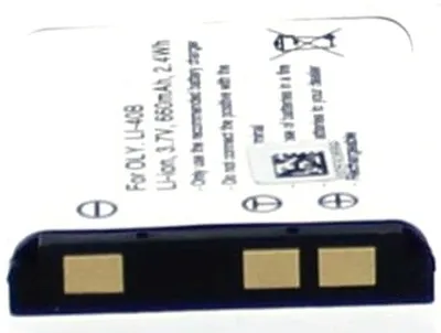 Produktbild von Akku für Medion MD86830 Li-Ion 3,7 Volt 650 mAh schwarz.