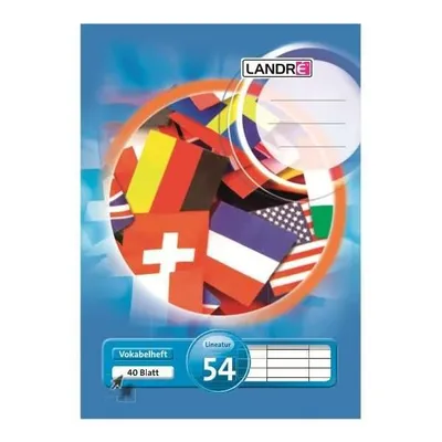 Produktbild von LANDRÉ Vokabelheft DIN A5 3-spaltig 80 g/qm 40 Blatt