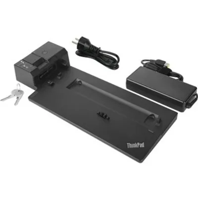 Produktbild von Lenovo 40AH0135UK, Andocken, 3,5 mm, 10,100,1000 Mbit/s, Schwarz, 5 Gbit/s, 4096 x 2160 Pixel
