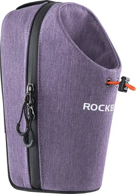 Immagine prodotto di ROCKBROS borsa da manubrio per bicicletta con portabottiglie portabevande da 1,5 litri circa viola