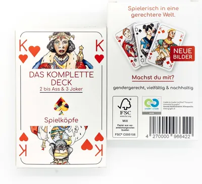 Produktbild von Spielkarten - Einzel Rommé