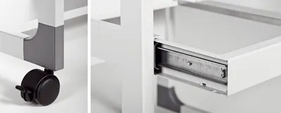 Zdjęcie produktu dla DURABLE wiszący wózek na dokumenty TROLLEY 200 MULTI DUO 379210 jasnoszary