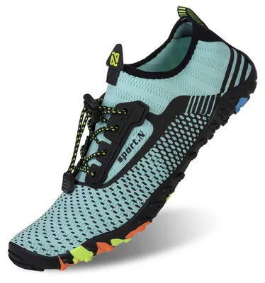 Produktbild von Wasserschuhe Uni für Strand und Schwimmen (Grün, 46EU)