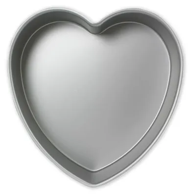 Productafbeelding van Taartvorm hartvorm - Geanodiseerd aluminium - 15,2 cm - 5,5 cm diep