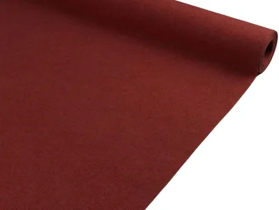 Produktbild von Primaflor Eventteppich Rips MALTA - Rot - 1,00m x 4,50m - Meterware - Viele Farben - Schwer Entflammbarer Messeteppich, Rutschfester Hochzeichtsläufer, Läufer für Hochzeiten