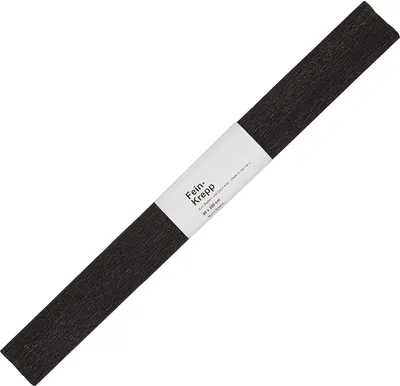 Produktbild von folia Krepp-Papier (B)500 mm x (L)2,5 m schwarz