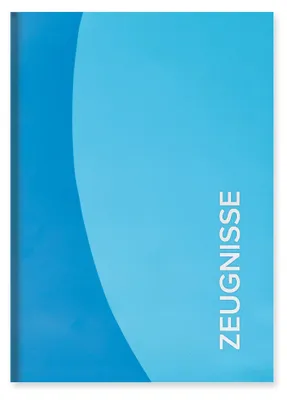Produktbild von ROTH Zeugnismappe Duo DIN A4 blau inkl. 12 PP-Hüllen