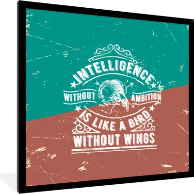 Produktbild von MuchoWow® MuchoWow® Gerahmtes Poster Vintage - Design - Totenkopf 40x40 cm - Poster mit zchwarzem Bilderrahmen - Mit Rahmen - Wanddekoration Schlafzimmer