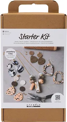 Image de Set de bricolage Modeler des bijoux en argile à bijoux, matériel et instructions inclus