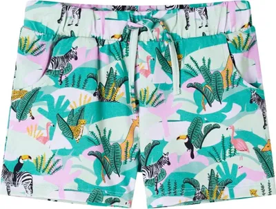 Produktbild von Kindershorts mit Kordelzug Helles Minzgrün 92