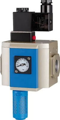 Produktbild von Riegler 3/2-Wege-Anfahrventil »G«, 230 V AC / 50 Hz, BG 400, G 1/2