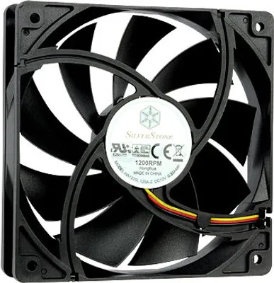 Image de SilverStone SST-FN121-P Ventilateur 120mm - noir