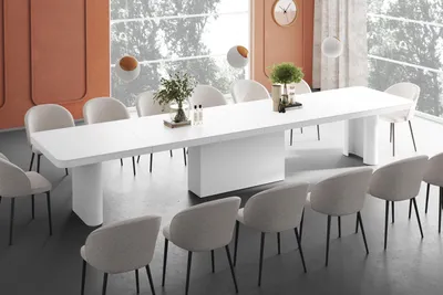 Produktbild von Design Esstisch Tisch Portono XXL ausziehbar 160 bis 412 cm Esszimmer