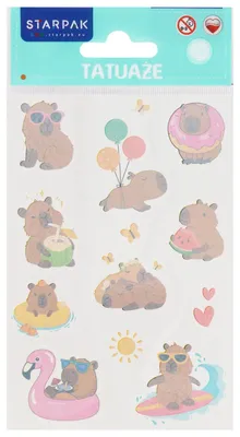 Immagine prodotto di Tatuaggi Capibara Starpak 583965