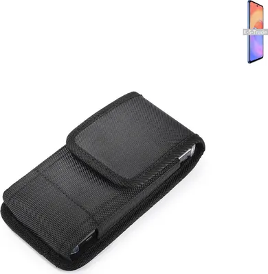 Produktbild von Holster Gürteltasche kompatibel mit ZTE S30 SE Holster Gürtel Tasche wasserabweisend Handy Hülle Schutz Hülle Outdoor schwarz K-S-Trade