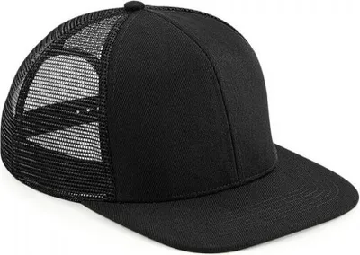 Image de Beechfield casquette camionneur unie PC4173 (taille unique) (Noir)