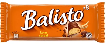 Produktbild von Balisto 372892, Snack bars, 148 g, Sugar, whole grain (23%) (whole oat flakes, whole wheat flour, whole barley flour), vegetable fat,..., 2089 kJ, 499 kcal