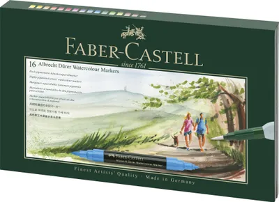 Produktbild von FABER-CASTELL Aquarellmarker Albrecht Dürer 16er Etui