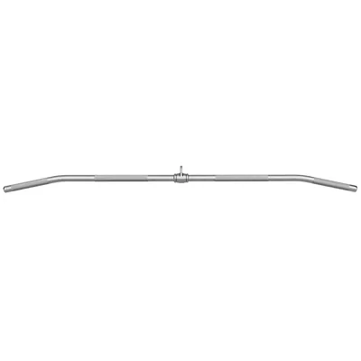 Produktbild von ScSPORTS® Latzugstange - 120cm, Breit, mit Drehgelenk, bis 200kg, Stahl, Verchromt - Latzug Griff, Kabelzug Stange, Seilzug, Bizeps, Trizeps, Rücken, Gym, Fitness, Kraftstation, Krafttraining