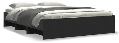 Obrázek produktu pro vidaXL Rám postele bez matrace černý 160x200 cm materiál na bázi dřeva