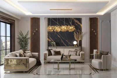 Obrázok produktu pre Luxusná sedacia súprava 4+3 miesta kreslo konferenčný stolík moderný dizajn 4-dielna súprava