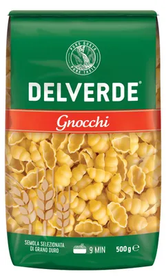 Immagine prodotto di Delverde Gnocchi Semola Selezionata di Grano Duro Classic Pasta 500g