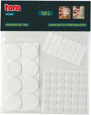 Obrázok produktu pre Protiskluzové Podložky Samolepiace 125Ks Biele
