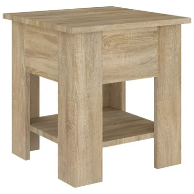 Zdjęcie produktu dla vidaXL Stolik kawowy dąb sonoma 40x40x42 cm materiał drewnopochodny - Stoliki kawowe