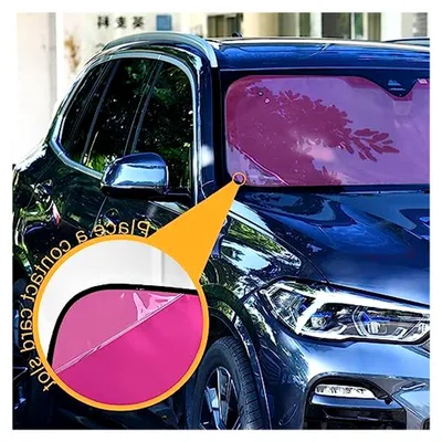 Produktbild von Sonnenschutz für die Auto-Windschutzscheibe – Faltbarer Hitzeschild (L)