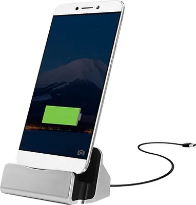 Produktbild von USB 3.1 Typ C Universal Dockingstation Lade Station Sync Dock Datenübertragung USB Ladestation Ladegerät Halterung für Wileyfox, Xiaomi, ZTE, ZUK,