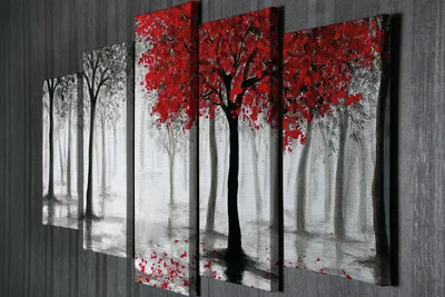 Produktbild von Wallity, BC033- MJS1341, Bunt, Leinwandbilder, 105 x 70 cm, 100% Leinwand