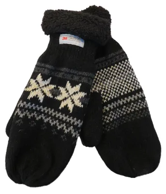 Produktbild von Gestrickter Fäustling  mit Norweger Muster Thinsulate für Herren