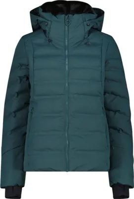 Produktbild von CMP wattierte Damen Skijacke mit Clima Protect und Kapuze grün 40