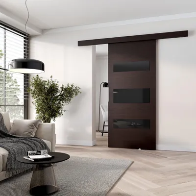 Obrázek produktu pro Posuvné dveře BARRET 4 - 96 cm, wenge