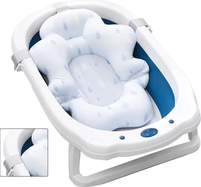Productafbeelding van Babybadkussen, verstelbare netondersteuning, drijvende mat voor baby's en pasgeborenen