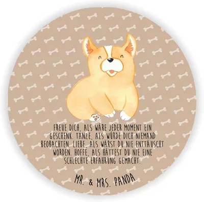Produktbild von Mr. & Mrs. Panda magnet Corgie - Hundeglück - Geschenk, für fotos, Lebensfroh, Corgi, Hund, Sprüche, Kühlschrank, pinnwand, Kühlschrankmagnet, Lebensfreude, Spruch