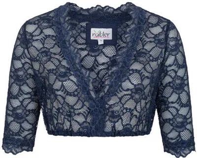 Produktbild von Dirndlbluse 3/4 Arm Laura in Marine von Nübler, Größe:40