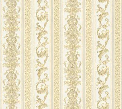 Obrázek produktu pro A.S. Création Barocktapete Hermitage gestreifte Tapete Vliestapete gold creme 10,05 m x 0,53 m