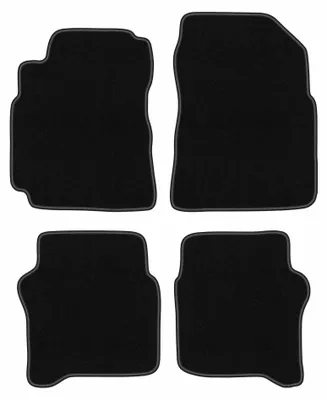 Productafbeelding van Velours automatten voor Nissan Primera P12 2001-2007 (stationwagen/sedan/liftback) – 4-delig, zwart, op maat – Wielganizator BASIC