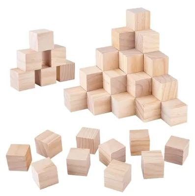 Produktbild von Set mit 30 Holzwürfeln für kreative Projekte